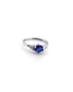 Celestial Blue Silver Ring