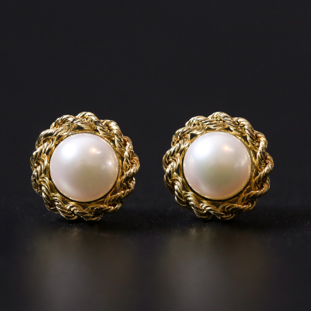 Elegant Rose Gold Diamond Drop Earrings